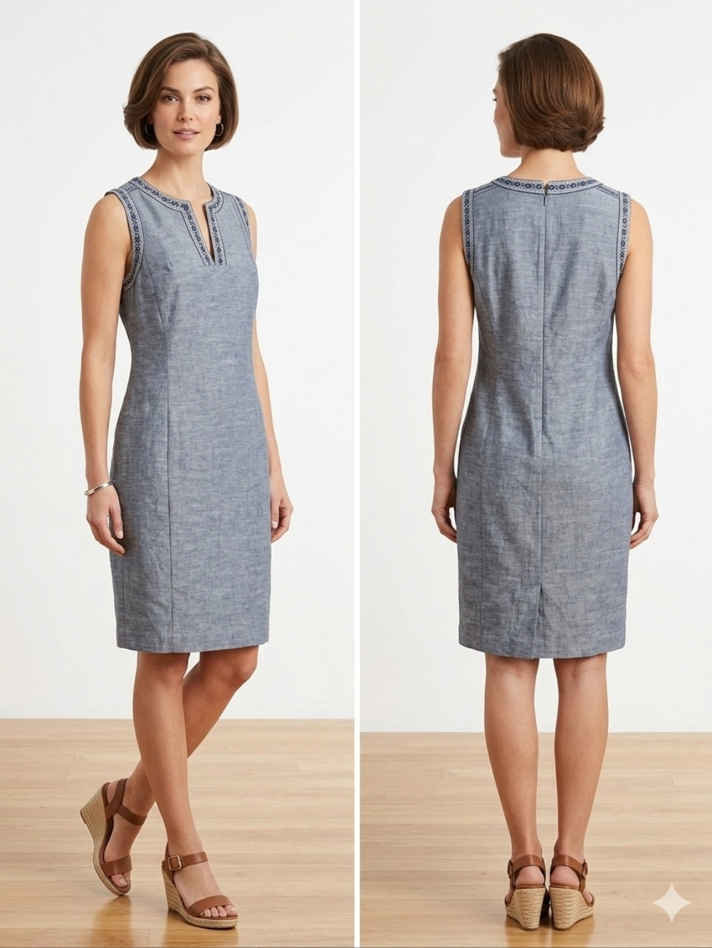 NYDJ WOMEN'S NEW SHAPER DRESS SIZE 10